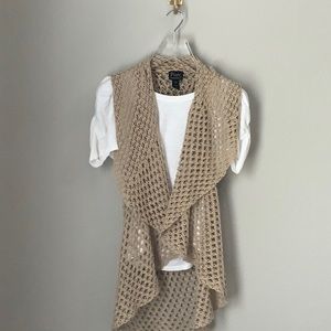 Anthropologie Hand-knit Vest